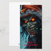 Happy Halloween Feiertagskarte (Vorne/Hinten)