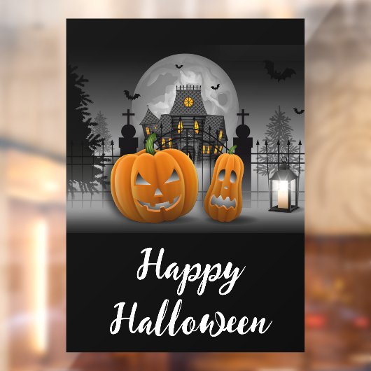 Happy Halloween Fensteraufkleber (Blatt 2)