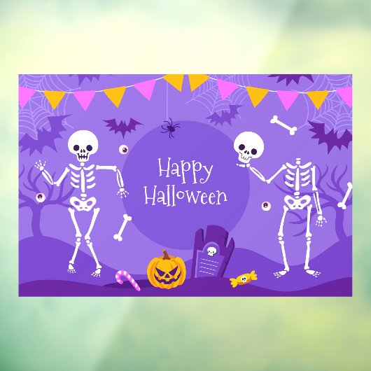 Happy Halloween Fensteraufkleber (Blatt 3)