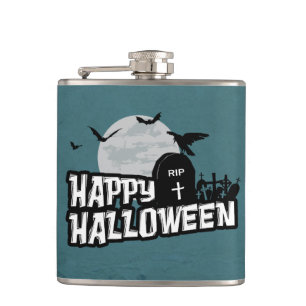 Happy Halloween Flachmann