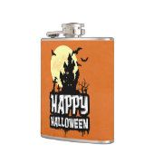 Happy Halloween Flachmann (Links)