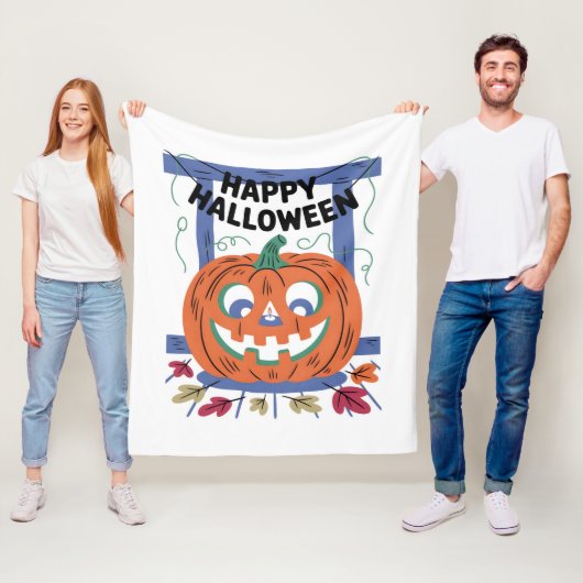 Happy Halloween Fleece Blanket (Beispiel)