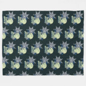 Happy Halloween Fleecedecke (Vorderseite (Horizontal))