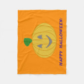 Happy Halloween Fleecedecke (Vorderseite)