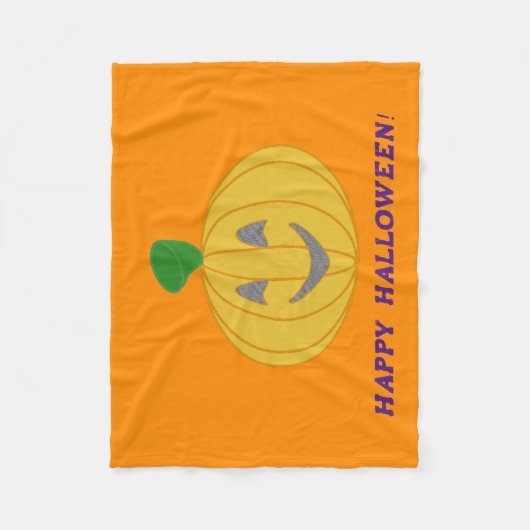 Happy Halloween Fleecedecke (Vorderseite)