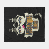 Happy Halloween Fleecedecke (Vorderseite (Horizontal))