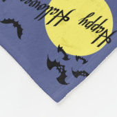 Happy Halloween Fleecedecke (Ecke)