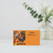 HAPPY HALLOWEEN - FLORIST CARD BEGLEITKARTE (Stehend Vorderseite)