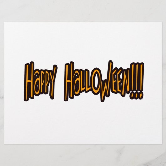 Happy Halloween Flyer (Vorne)