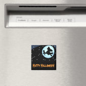 Happy Halloween Flying Hexe und Monkey Magnet (In Situ (Geschirrspüler))