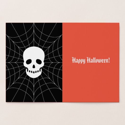 Happy Halloween Foil Card Folienkarte (Innenseite)