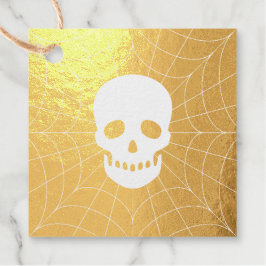 Happy Halloween Foil Favor Tag