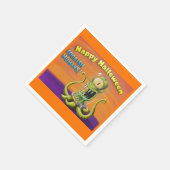 Happy Halloween Foolish Humans Serviette (Ecke)