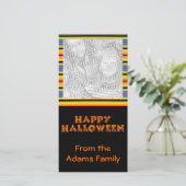Happy Halloween Foto Card Feiertagskarte (Stehend Vorderseite)