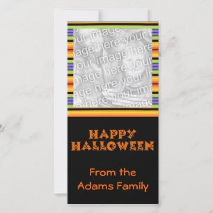 Happy Halloween Foto Card Feiertagskarte