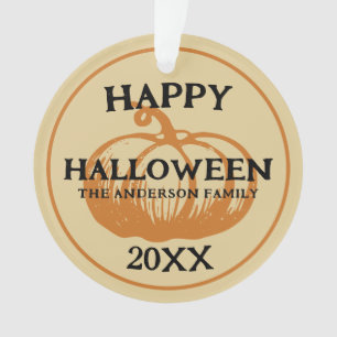 Happy-halloween-Foto Ornament
