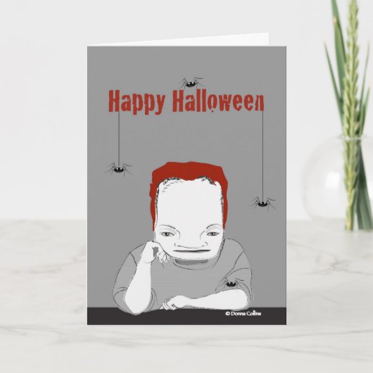 Happy Halloween Frankenstein Card Karte (Vorderseite)