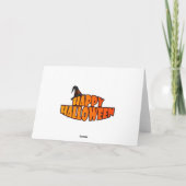 Happy Halloween Frankenstein Feiertagskarte (Rückseite)