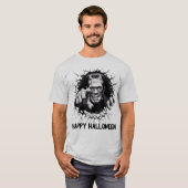 Happy Halloween Frankenstein Monster T-Shirt (Vorne ganz)