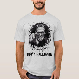 Happy Halloween Frankenstein Monster T-Shirt