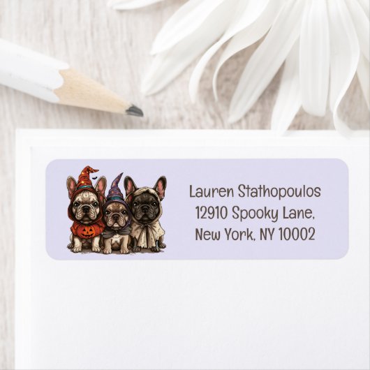 Happy Halloween French Bulldogs (Insitu)