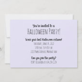 Happy Halloween French Bulldogs Einladung (Rückseite)