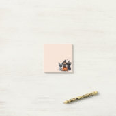 Happy Halloween French Bulldogs Post-it Klebezettel (Auf Schreibtisch)