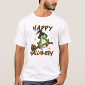 Happy Halloween Frosch Niedliche Kostüme Funny Fro T-Shirt (Vorderseite)