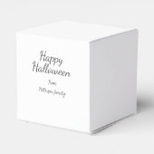 Happy Halloween fügen Familiennamen Kalligraphie m Geschenkschachtel (Rückseite)