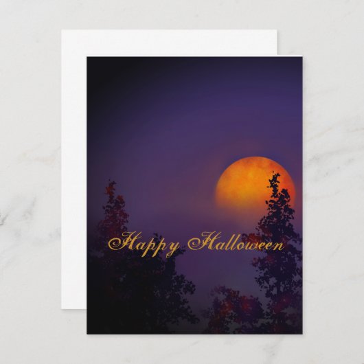 Happy Halloween Full Moon steigt (Vorne/Hinten)