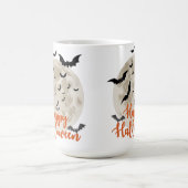 Happy Halloween Full Moon Verwandlungstasse (Zentrum)