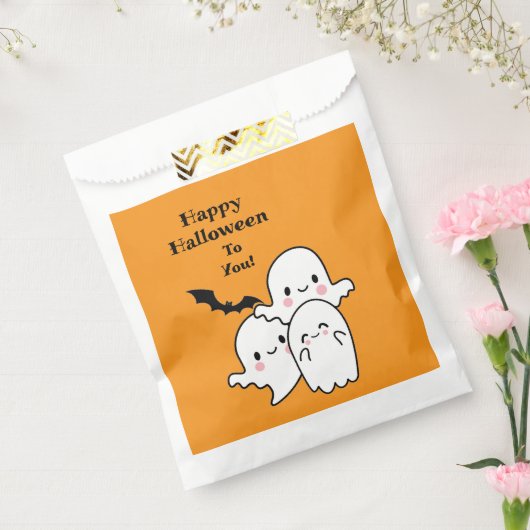 Happy Halloween Fun Ghost Personalize Geschenktütchen (Versiegelt)