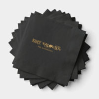 Happy Halloween Funky Typografy Family Name Black