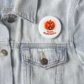 Happy Halloween 🎃 Funny Beängstigend Spooky Pumpk Button (Beispiel)