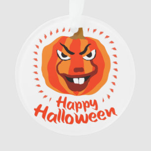 Happy Halloween 🎃 Funny Beängstigend Spooky Pumpk Ornament