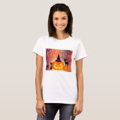 Happy Halloween Funny Bright Pumpkins Party T-Shirt (Vorne ganz)