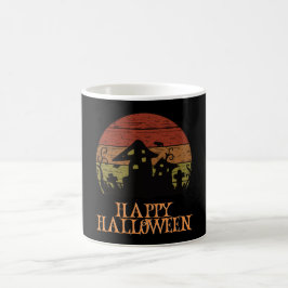 Happy Halloween Funny Creepy Character Kaffeetasse