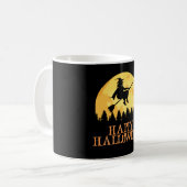 Happy Halloween Funny Creepy Character Kaffeetasse (Vorderseite Links)