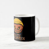 Happy Halloween Funny Creepy Character Kaffeetasse (VorderseiteRechts)