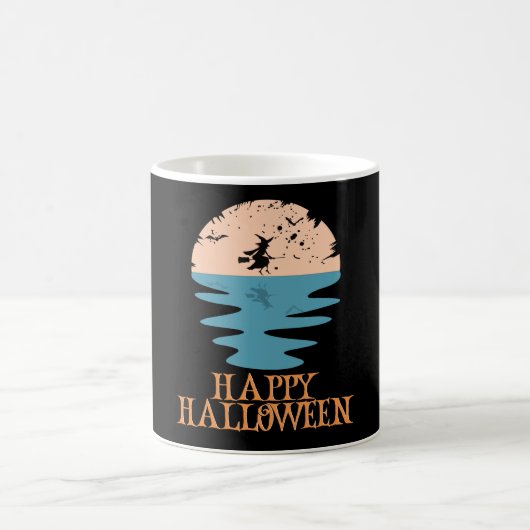 Happy Halloween Funny Creepy Character Kaffeetasse (Mittel)