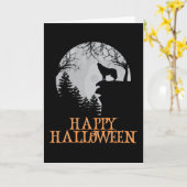 Happy Halloween Funny Creepy Character Karte (Gelbe Blume)