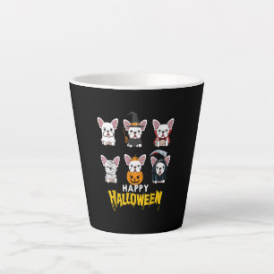 Happy Halloween Funny Dogs Kostüm Niedlicher Bulld Milchtasse