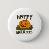 Happy Halloween Funny Halloween Costume Button (Vorderseite)