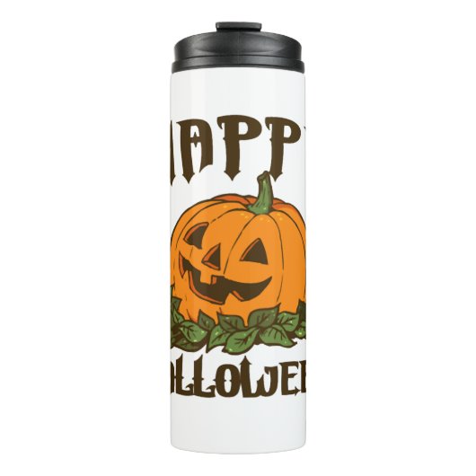 Happy Halloween Funny Halloween Kostüm Thermosbecher (Vorderseite)