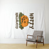 Happy Halloween Funny Halloween Kostüm Wandteppich (Beispiel (Horizontal))