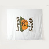 Happy Halloween Funny Halloween Kostüm Wandteppich (Vorderseite (Horizontal))
