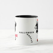 Happy Halloween Funny Horror anpassbar Tasse (Zentrum)