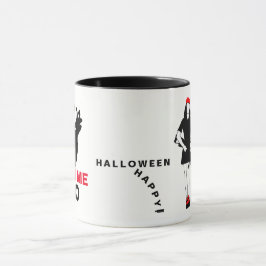 Happy Halloween Funny Horror anpassbar Tasse