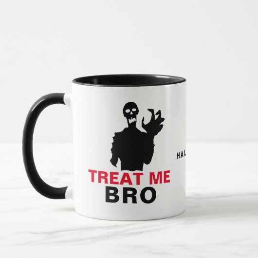 Happy Halloween Funny Horror anpassbar Tasse (Links)