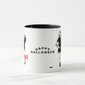 Happy Halloween Funny Horror anpassbar Tasse (Zentrum)
